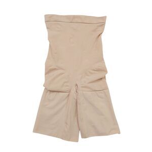Spanx Sculpt Seamless Power Mid-Thigh Short Womens Medium Nude Shaping Shaper